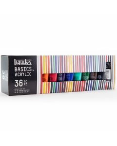 Liquitex Basics Acrylic paint set of 36 colors - 22ml