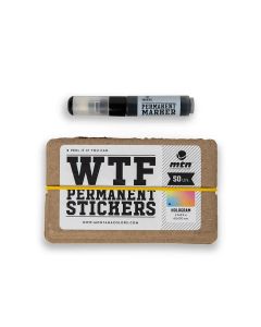 MTN WTF Hologram sticker set