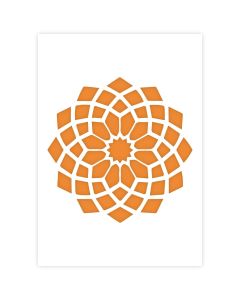 QBIX Mandala Stencil- A3 Size