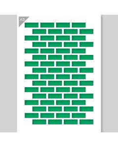 QBIX Rectangle Pattern Stencil - A3 size