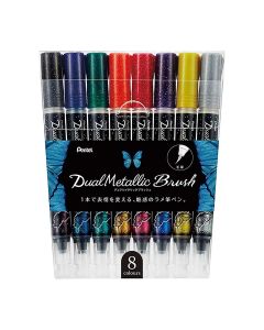 Pentel Dual Metallic Brush Set