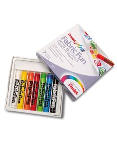 Pentel Textile chalk set of 7 colors