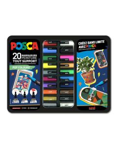 Posca Pop Colour set - 20 colours