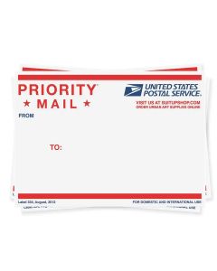 Priority Mail Stickers 25pcs - A6 Size