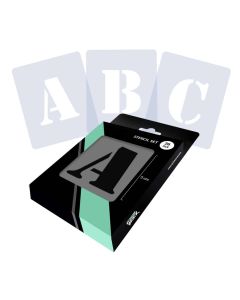 Letter stencil set Complete Alphabet - Serif - 2 sizes
