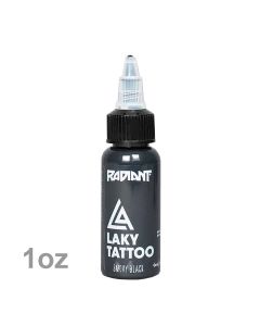 Radiant Colors tattoo ink Laky Smokey Black - 30ml