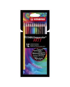 STABILO Aquacolor watercolor pencils set of 12 colors
