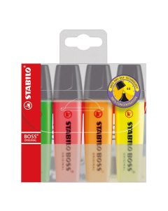 STABILO BOSS Original Highlighter Marker set of 4