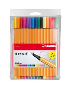 STABILO fineliner point 88 set of 15