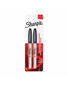 Sharpie Permanent Classic Fine Black Marker - 2x pack