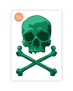 Pirate Skull Stencil - A3 size - 3 Layers