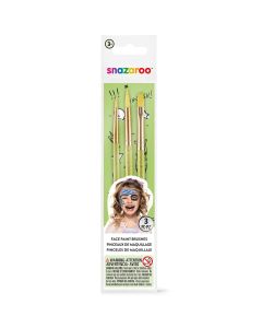Snazaroo Make up brushes set of 3 - green