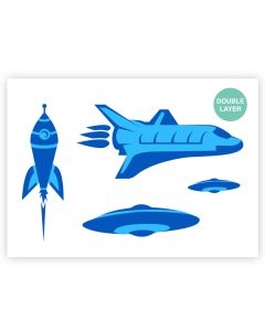 QBIX Space Stencil A3 – 2 Layers