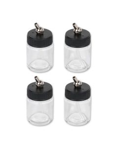 Spraycraft glass airbrush pots - 4 pieces