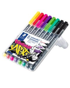Staedtler Lumocolor ART 31 - permanent marker set of 8