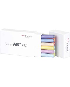 Tombow ABT PRO Marker set of 12 pastel colors