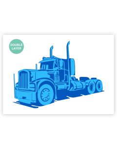 QBIX Truck Stencil A3 – 2 Layers