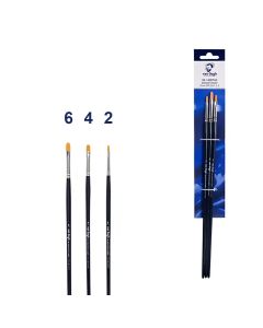 Van Gogh oil & acrylic paint brushes set of 3 pieces - Series 296