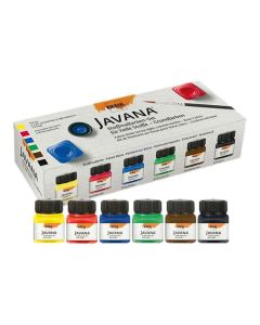 Javana textile paint set - Primary colors - For light fabrics