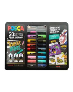 Posca Street Vibes Marker Set 20 Stuks