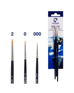 Van Gogh Watercolor brushes set of 3 - Series 191 - No. 000,0,2