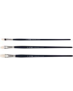 Van Gogh oil & acrylic paint brushes set of 3 - series 210 - nos. 8,12,16