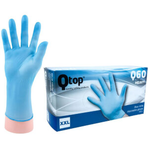 Qtop 100x Nitrile Disposable Gloves