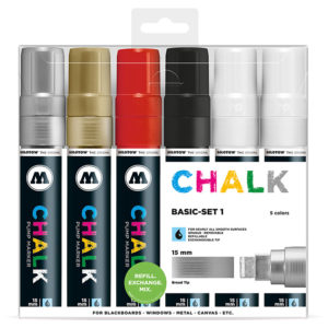 Molotow 15mm Chalk markers Basic-Set 1