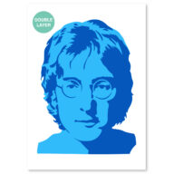 John Lennon stencil, idool sjabloon