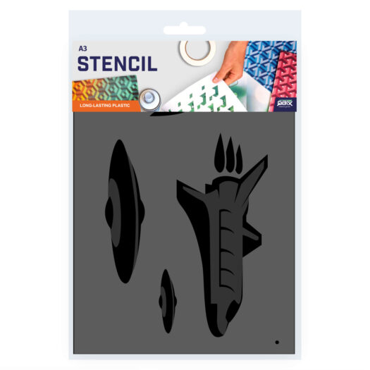 Raket stencil, Space-shuttle sjabloon