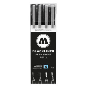Molotow Blackliner 4x marker set 2