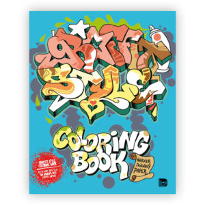 Urban Media Graffiti Style Coloring Book