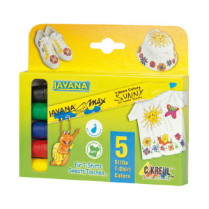 Javana texi max Sunny - 5x Textile markers set for light textiles
