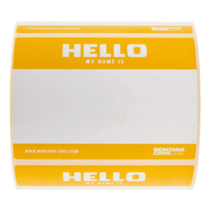 Montana Hello My Name Is Stickers 500 pieces