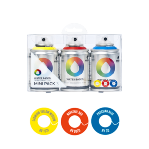 MTN Water Based 100 Workshop 3-Pack Yellow/Red/Blue