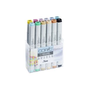 Copic Classic Marker set 12-Piece Pastel Colors