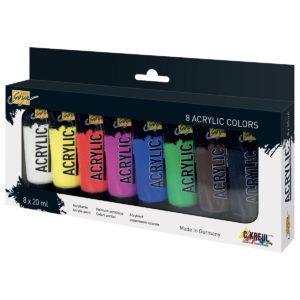 SOLO GOYA Acrylic Paint Set - 8 pcs 20 ml tubes