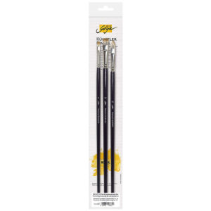 SOLO GOYA Artists' Brush set - 3 pieces for oil and acrylic