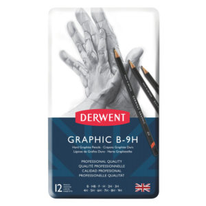 Derwent Graphic 12 Pencil Tin - Hard