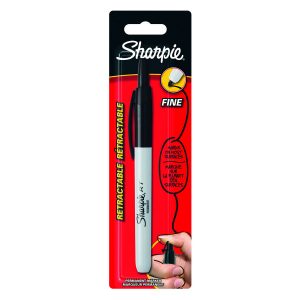 Sharpie RT Retractable Permanent Marker - Black (blister pack)