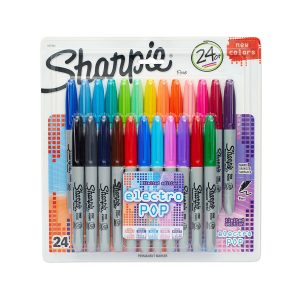 Sharpie Electro POP collection with fine tip - set of 24 pcs.