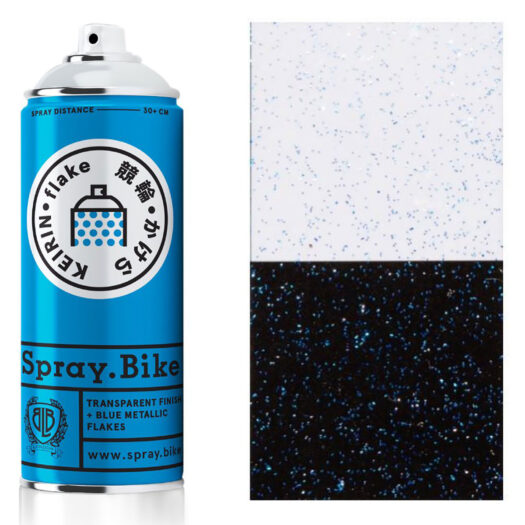 Spray.Bike Keiran spray paint spuitfles blauw kleur flake collection 400ml
