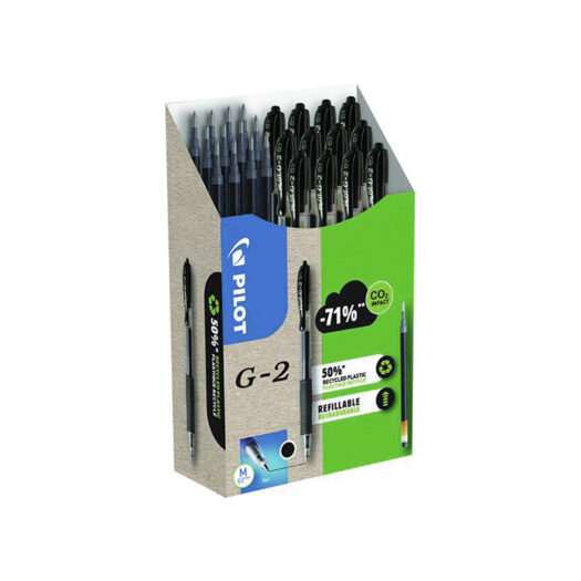 Pilot pen green pack g-2 medium 0,7mm