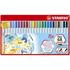 STABILO Pen 68 brush set of 25