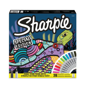 Sharpie special edition tortoise fine point set - 14 markers + 6 fineliners