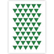 Driehoek patroon sjabloon stencil