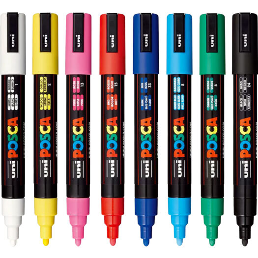 Posca stiften marker set PC-1M5