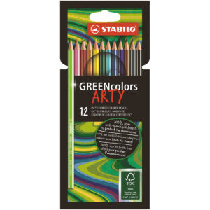 STABILO GREENcolors colored pencils set of 12 colors