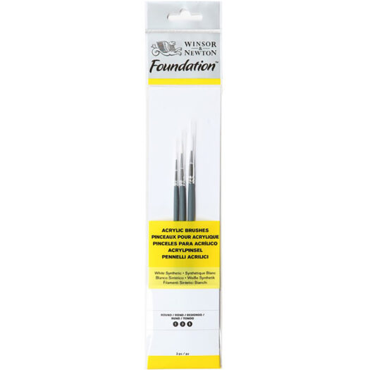 Winsor & Newton Foundation acrylverf penselen set