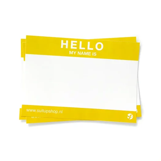 Hello my name is stickers